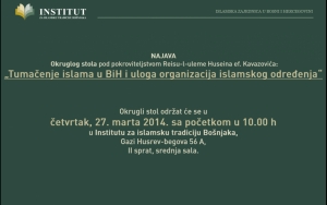 TUMAČENJE ISLAMA U BIH I ULOGA ORGANIZACIJA ISLAMSKOG ODREĐENJA