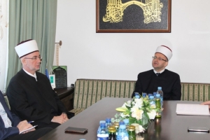 U dvodnevnoj posjeti Mostarskom muftijstvu boravio tuzlanski muftija Vahid ef. Fazlović sa saradnicima