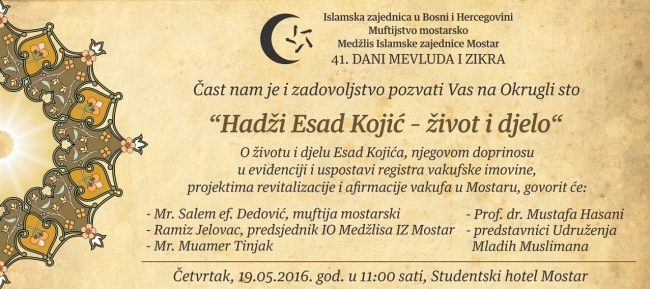 Hadži Esad Kojić - život i djelo