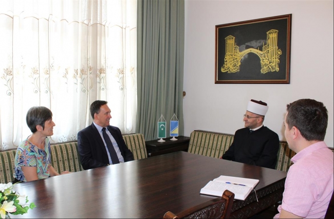 &Scaron;ef terenskog ureda Misije OSCE-a u BiH u Mostaru posjetio Muftijstvo mostarsko