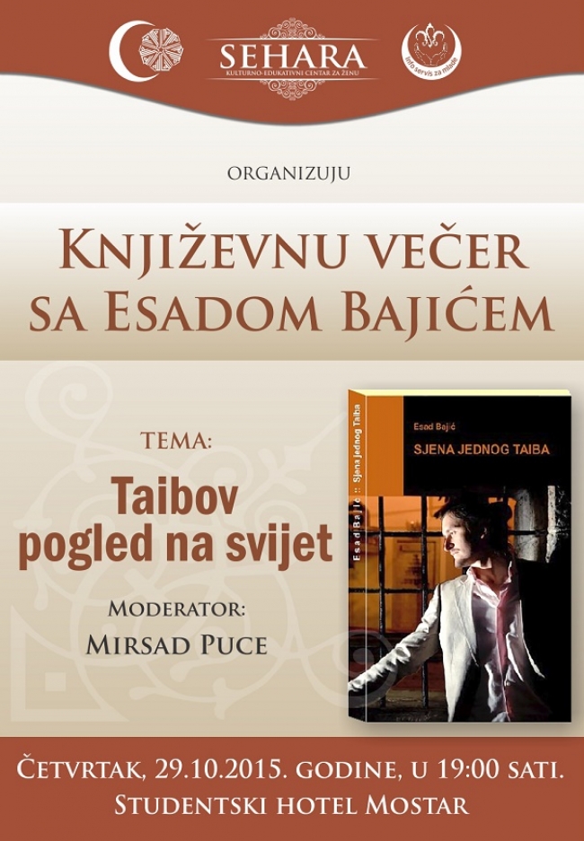 Književna večer sa Esadom Bajićem