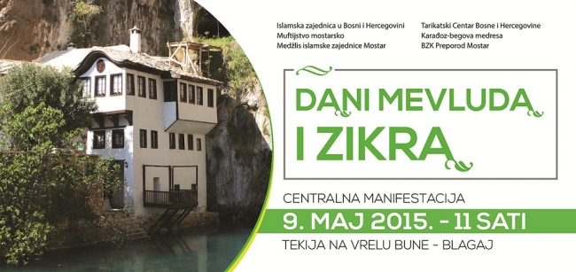 Centralni program manifestacije "Dani mevluda i zikra"