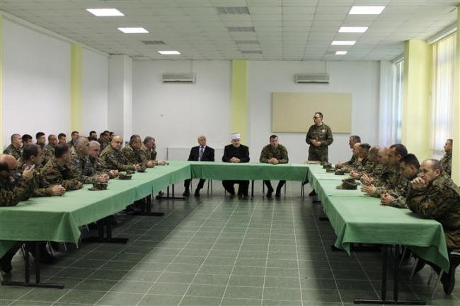 Muftija Smajkić održao predavanje pripadnicima Oružanih snaga BiH u kasarni Čapljina