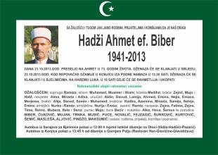 23.10.2013. Dženaza Ahmet ef. Biberu