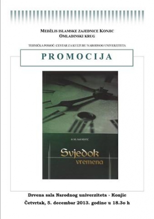 Promocija knjige dr. Halila Mehtića "Svjedok vremena"