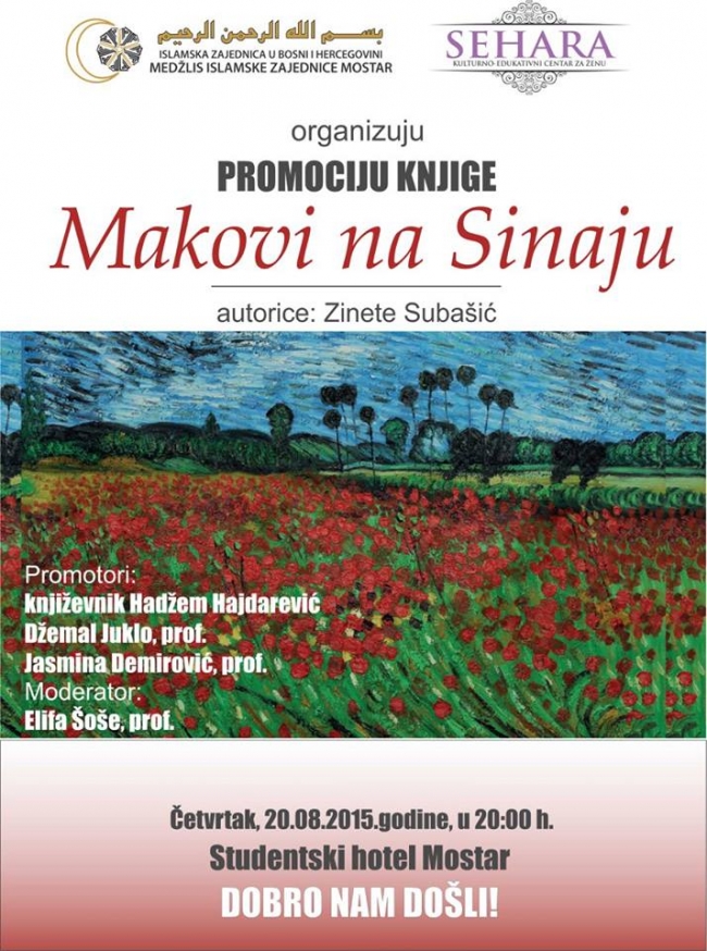 Promocija knjige "Makovi na Sinaju"