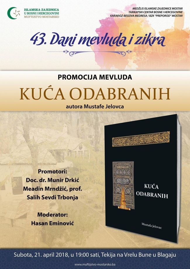 Promocija mevluda Kuća odabranih autora Mustafe Jelovca