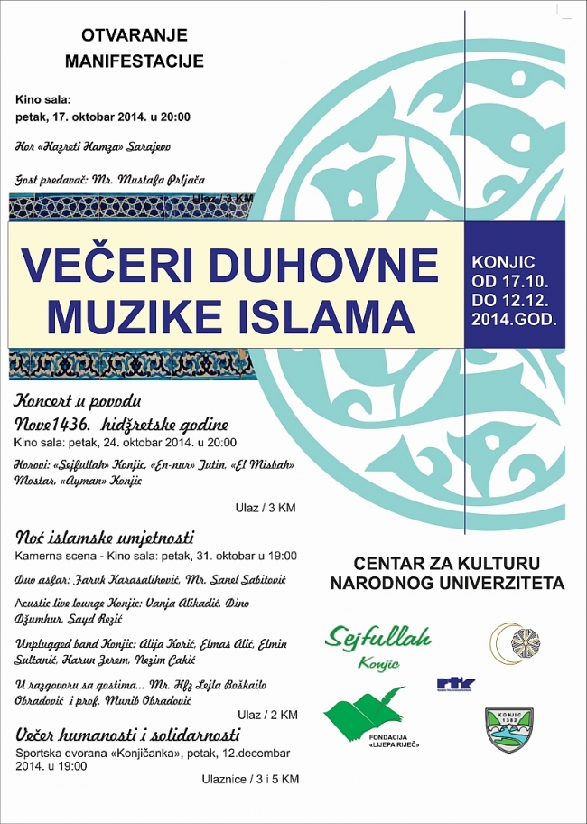 Večeri duhovne muzike Islama