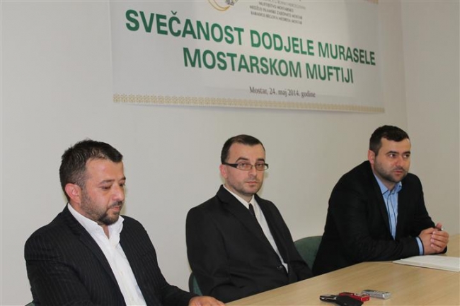 U subotu 24. 5. dodjela Murasele mostarskom muftiji Salem ef. Dedoviću