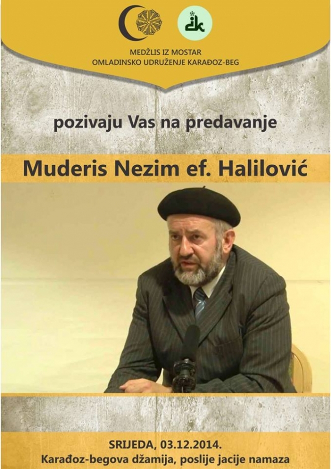 Predavanje u Karađoz-begovoj džamiji