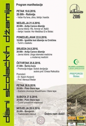 Dani Stolačkih džamija 2016