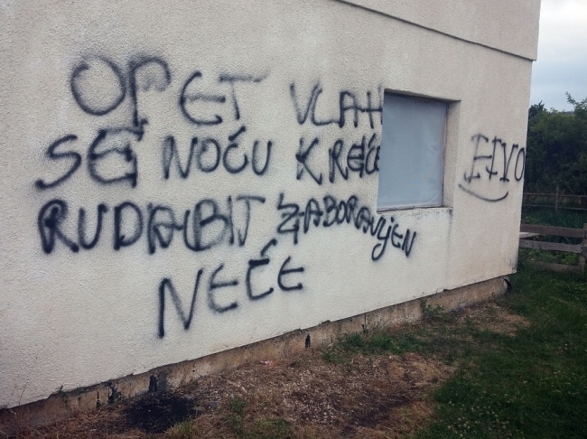 Tomislavgrad: Osuda grafita sa prijetećim sadržajem
