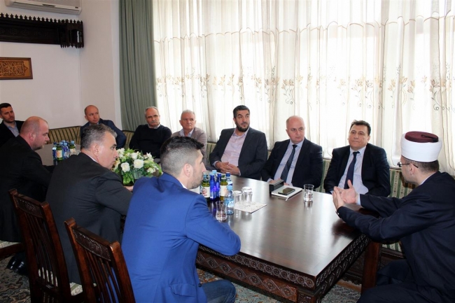 Delegacije Bo&scaron;njaka iz Kantona 10 i HNK u posjeti Muftijstvu mostarskom