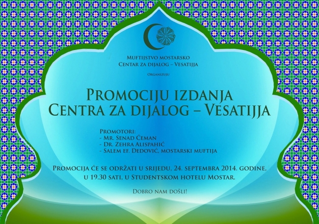 Promocija izdanja Centra za dijalog - vesatijja