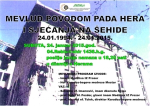 U subotu tradicionalni mevlud u Herama