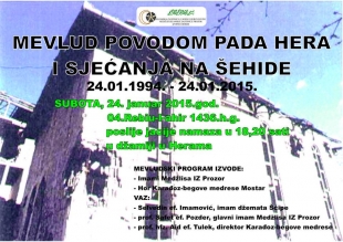 U subotu tradicionalni mevlud u Herama