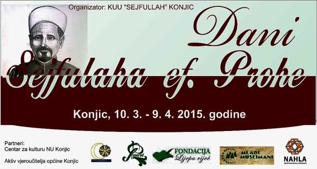 Manifestacija &bdquo;Dani Sejfulaha ef. Prohe&ldquo; u Konjicu