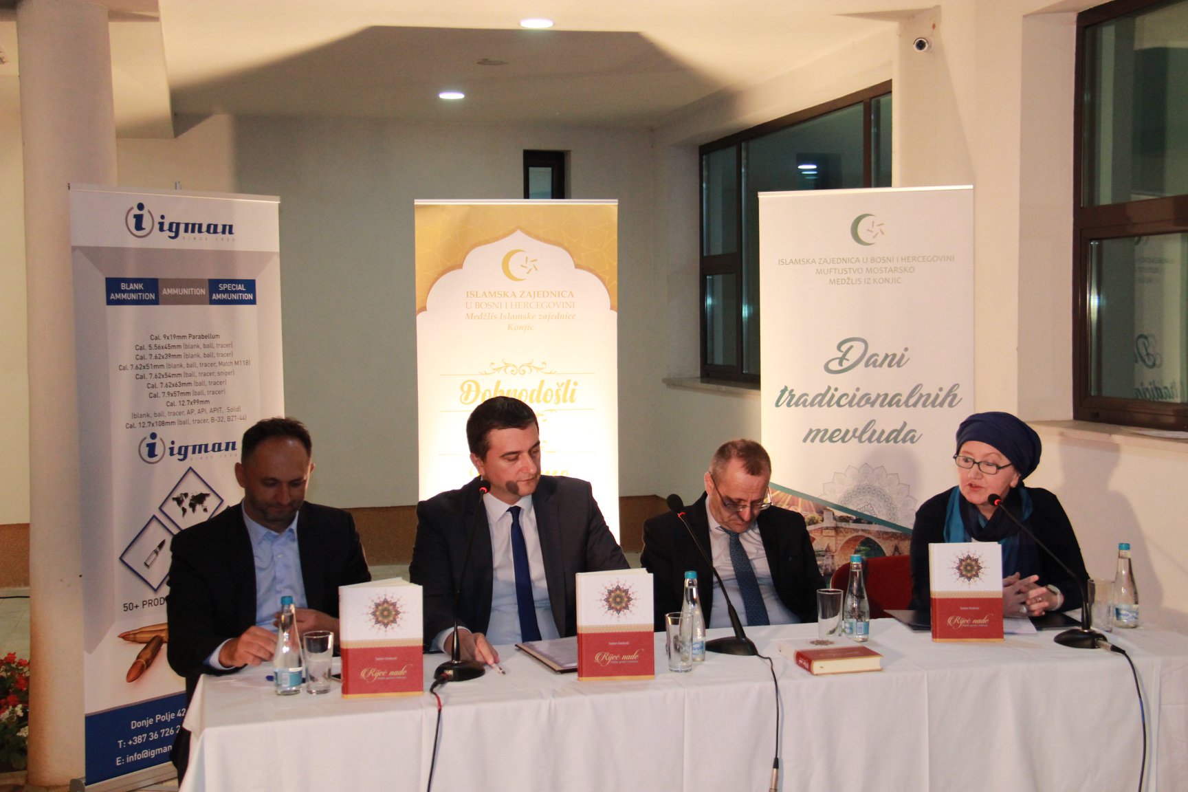 U Konjicu održana promocija knjige "Riječ nade" muftije mostarskog mr. Salem ef. Dedovića