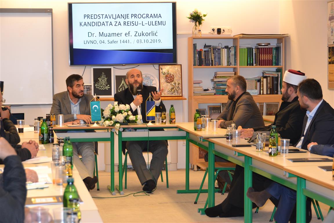Kandidat za reisu-l-ulemu Muamer Zukorlić predstavio program kandidature članovima Izbornog tijela u Livnu