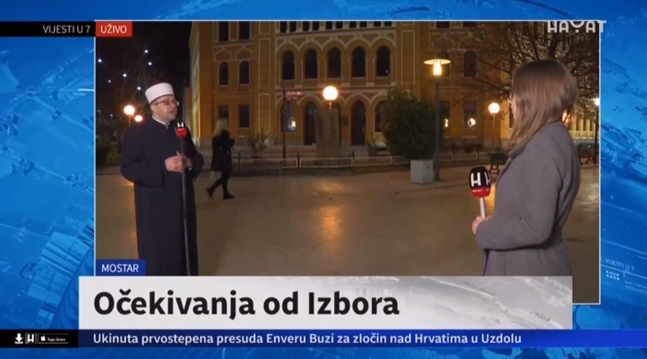 Video: Muftija mostarski pozvao sve građane da izađu na izbore: Ovo je prilika da svi damo glas za bolji Mostar